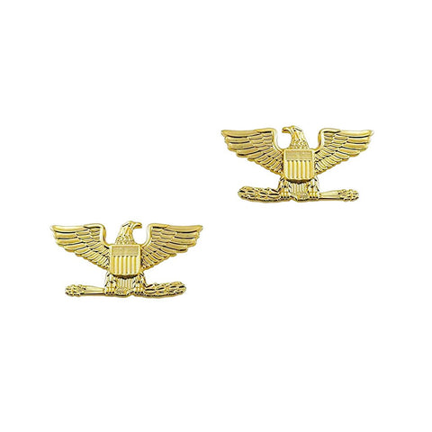 Police Colonel Gold Rank Pin 1.5" Pair - Insignia Depot