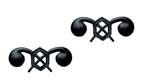 Chemical Black Metal Branch Pin-On - Insignia Depot