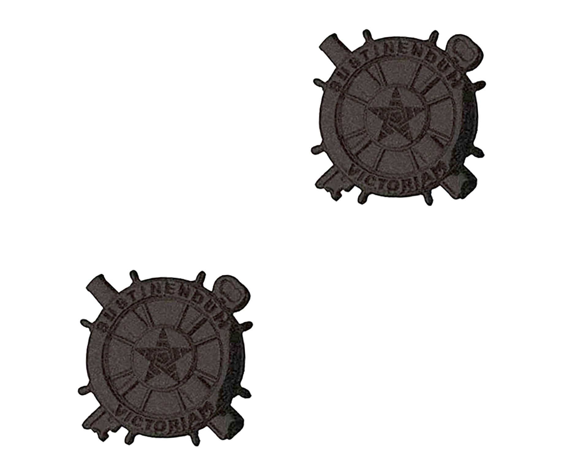 Logistics Black Metal Branch Pin-On | Insignia Depot