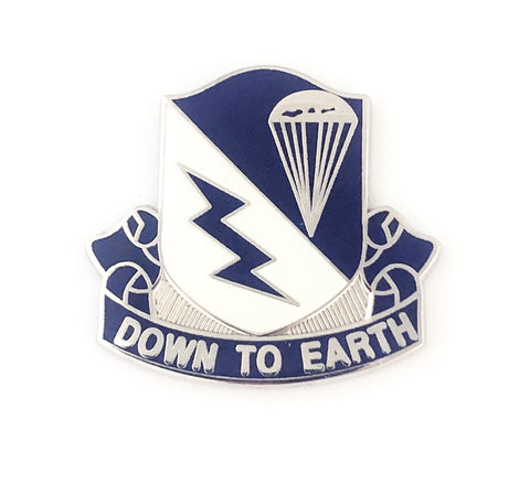 507th Infantry Regiment Unit Crest "Down To Earth" (each) - Insignia Depot