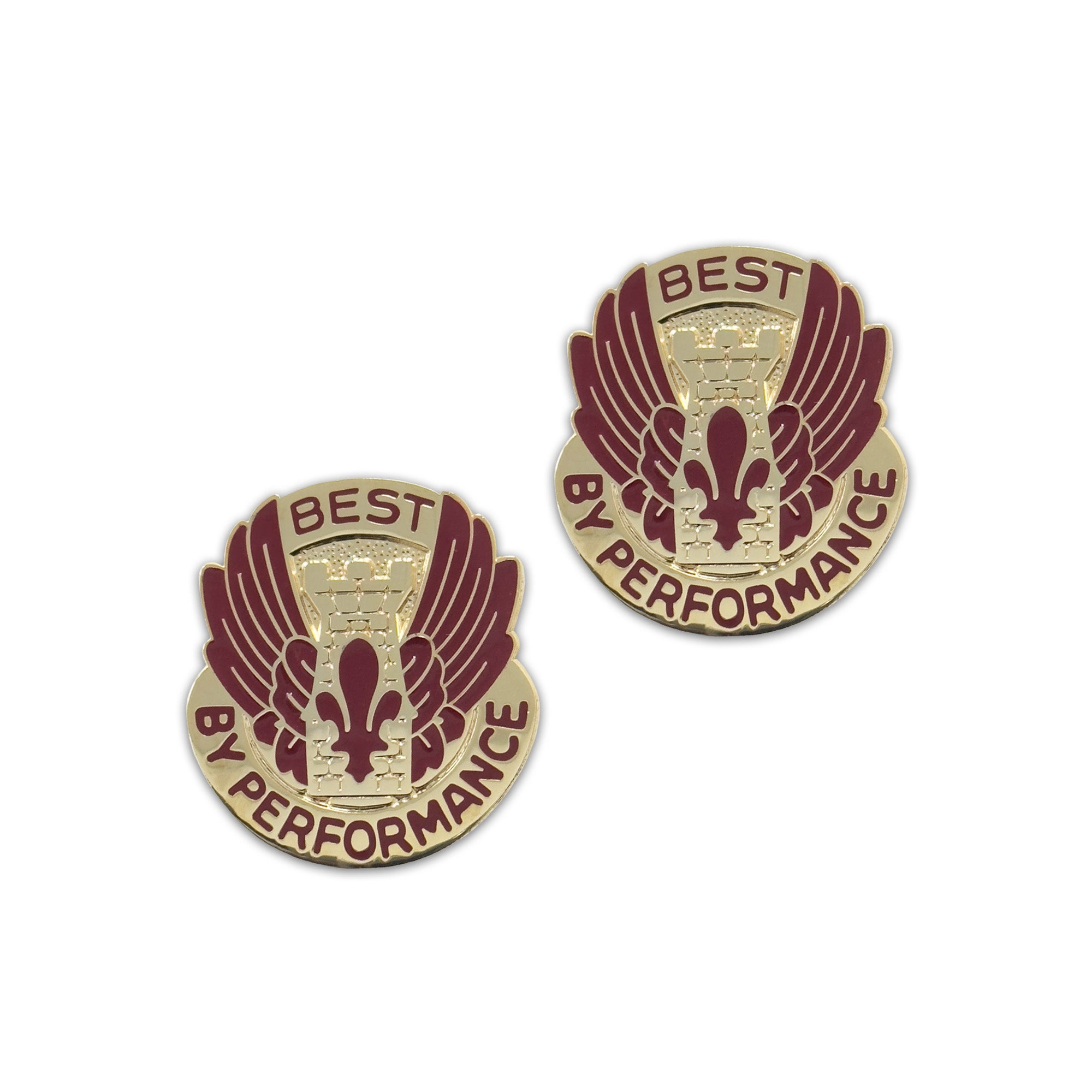 526th Support Battalion Crest "Best By Performance" (pair).