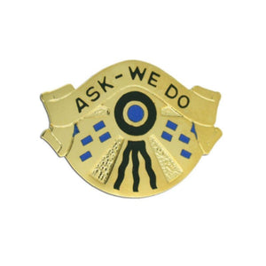 553rd Support Battalion Unit Crest "Ask We Do" (each).