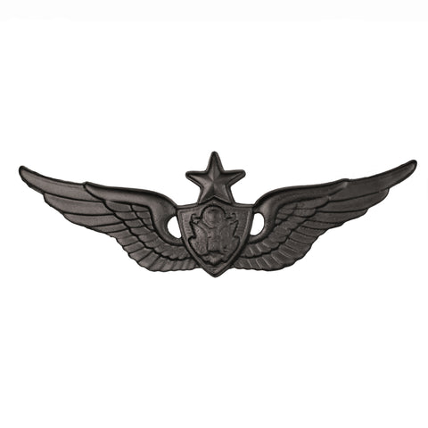 Aviation Aircrew Senior Black Metal Pin-on Badge - Insignia Depot