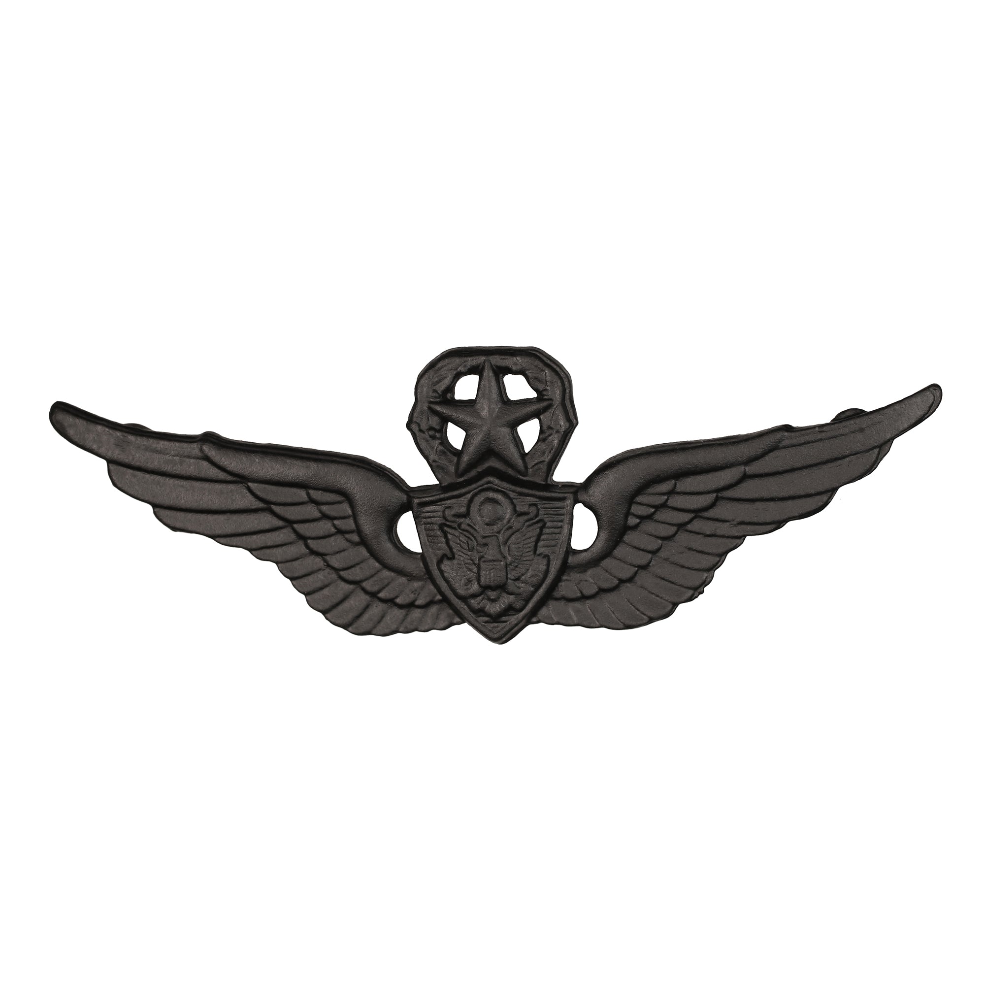 Aviation Aircrew Master Black Metal Pin-on Badge - Insignia Depot