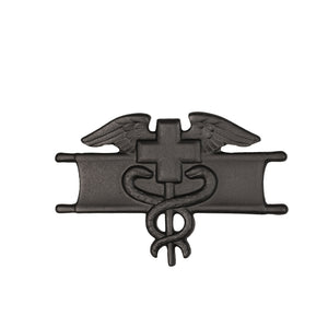 Expert Field Medical Black Metal Pin-on Badge - Insignia Depot