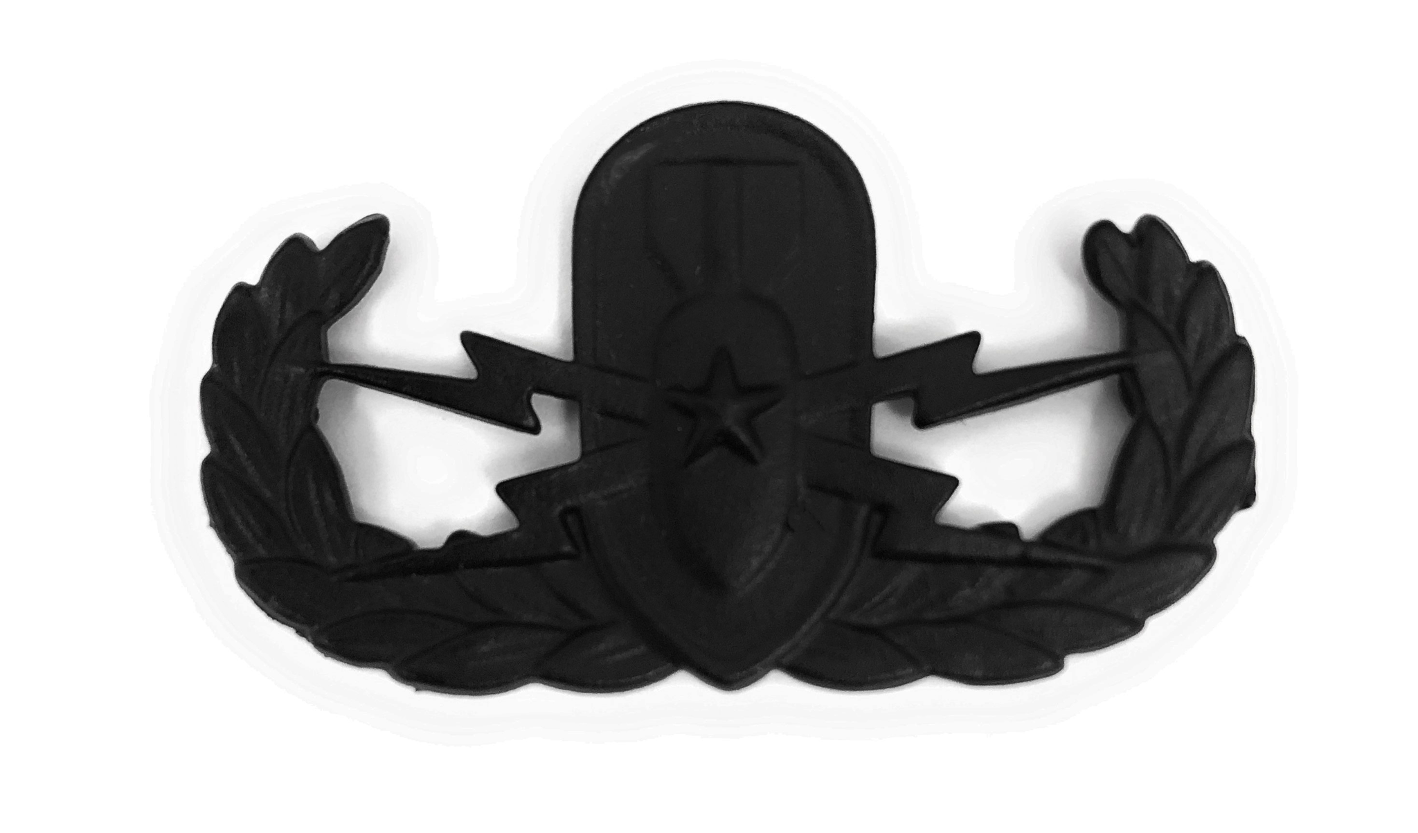 Explosive Ordnance Disposal Senior Black Metal Pin-on Badge - Insignia Depot