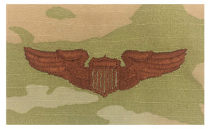 US Air Force Pilot Basic OCP Spice Brown Badge - Insignia Depot