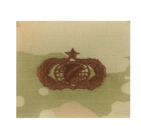 US Air Force Information Manager (Senior) OCP Spice Brown Sew-on Badge