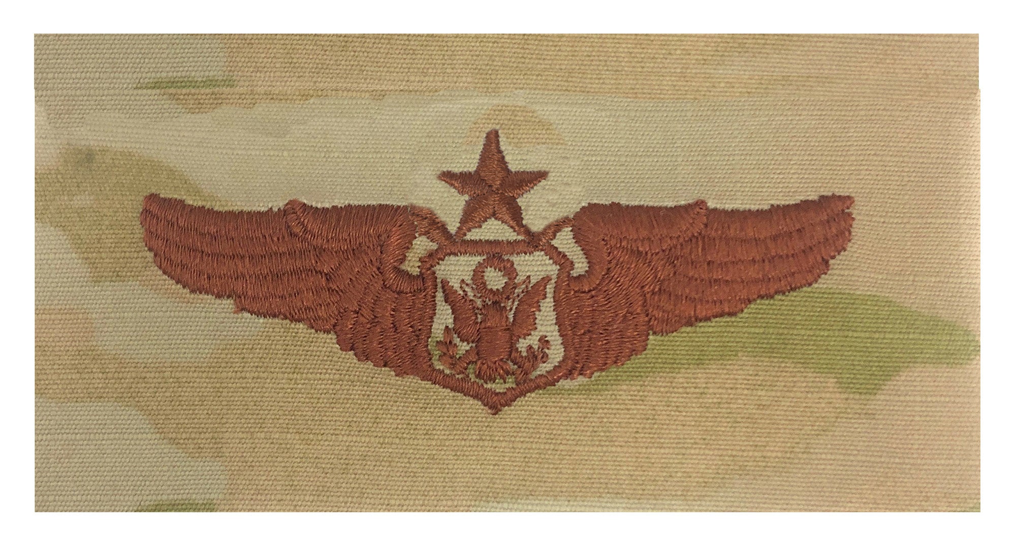 US Air Force Officer Aircrew Senior OCP Spice Brown Badge - Insignia Depot