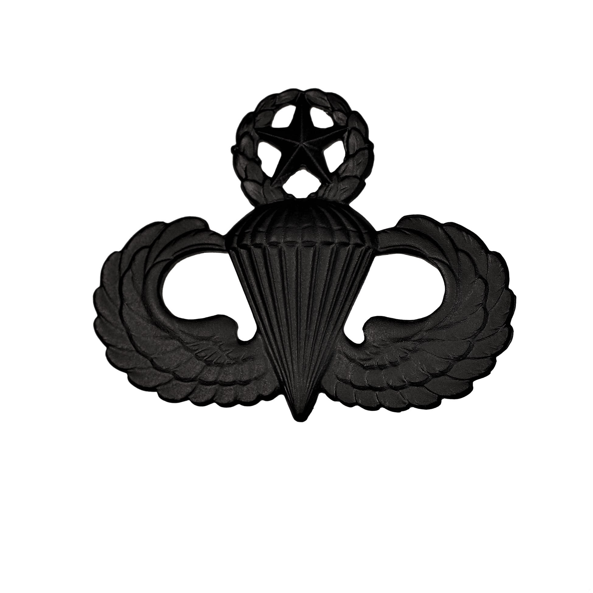 Parachutists (Jump Wings) Master Black Metal Pin-on Badge - Insignia Depot