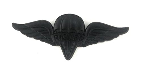 Parachute Rigger Black Metal Pin-on Badge - Insignia Depot