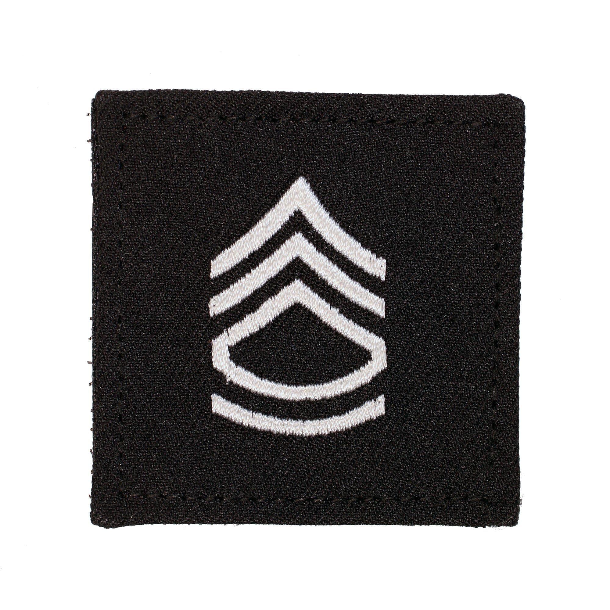 SGT 1ST CLASS 2X2 BLACK WITH HOOK FASTNER - Insignia Depot