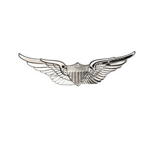 Aviator Basic Brite Pin-on Badge - Insignia Depot