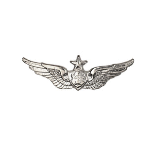 Aviation Aircrew Senior Brite Pin-on Badge - Insignia Depot