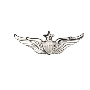 Aviator Senior Brite Pin-on Badge - Insignia Depot