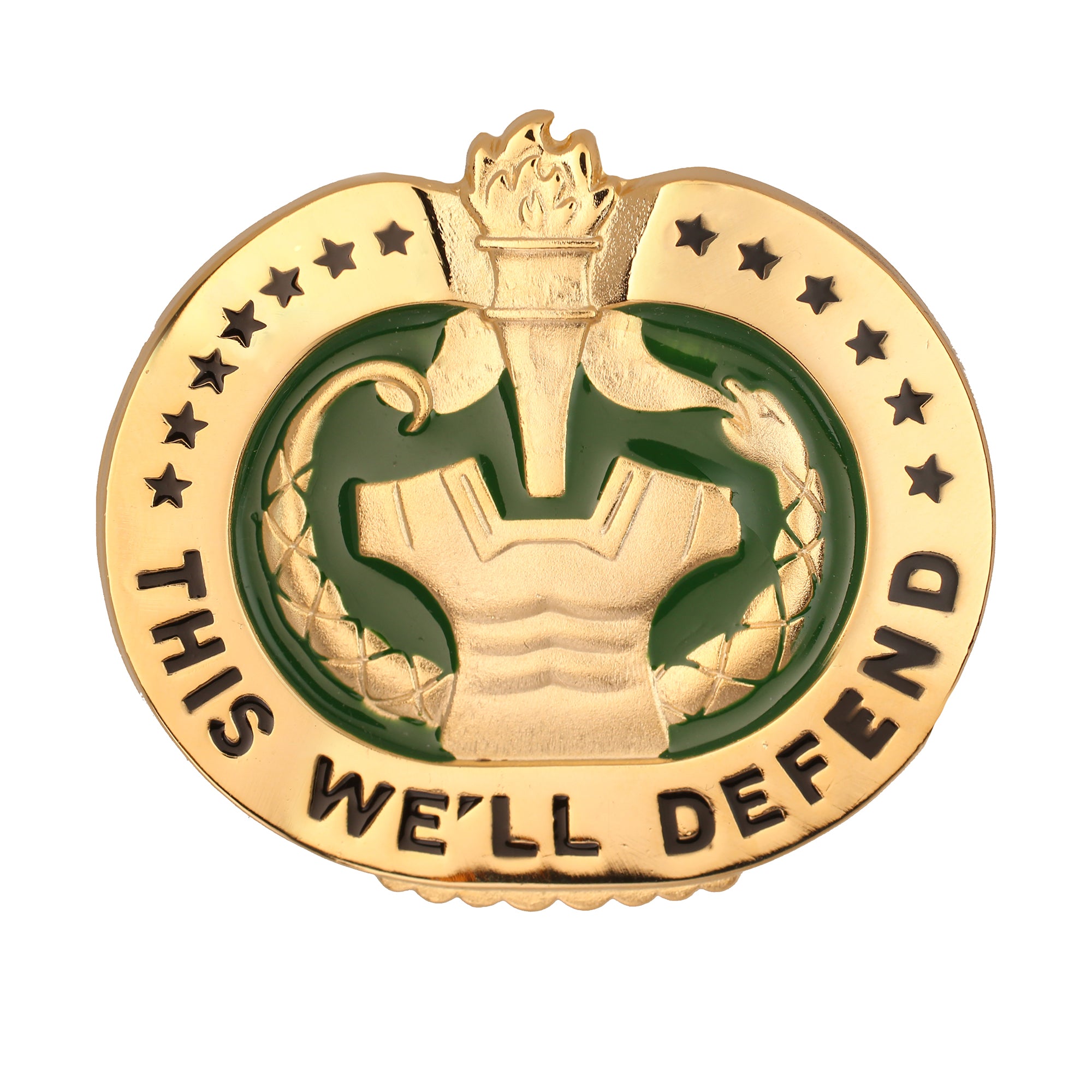 Drill Sergeant-Instructor Brite Pin-on Badge - Insignia Depot