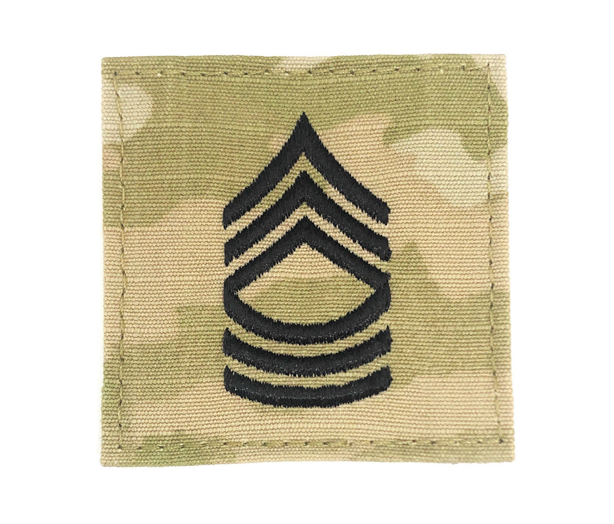 E8 Master Sergeant OCP Army Rank with Hook Fastener
