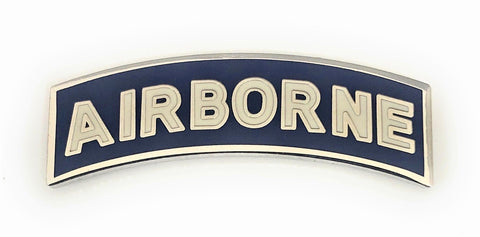 Airborne Blue And White Tab Pin - Insignia Depot