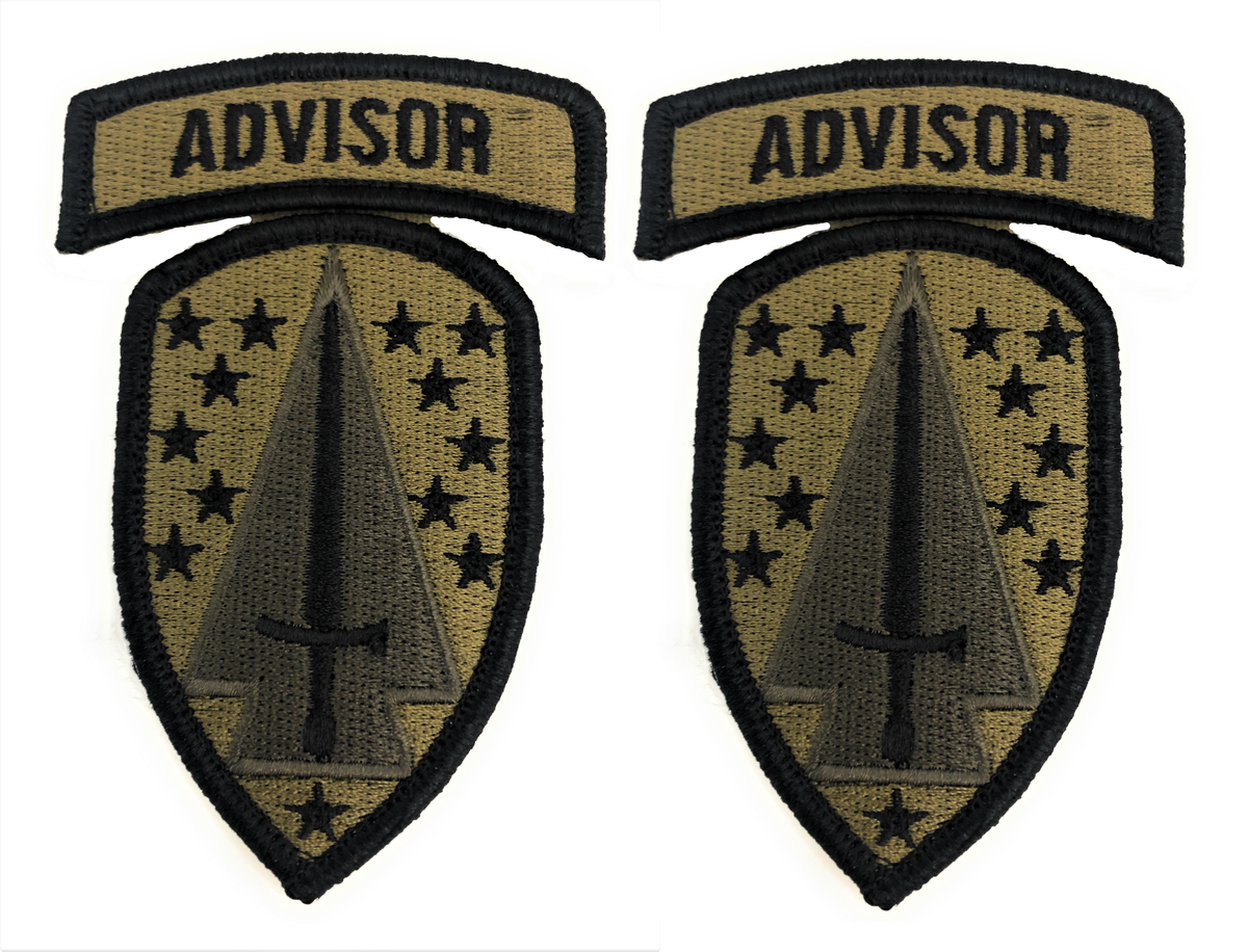 1st Security Force Assistance Brigade OCP Patch with Advisor Tab with ...
