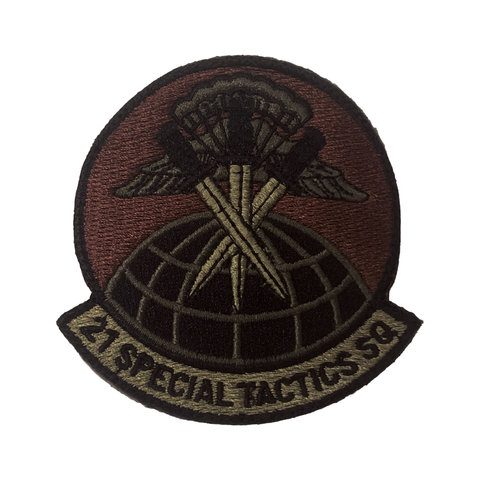 US Air Force 21st Special Tactics Squadron OCP Spice Brown Patch with Hook Fastener (each) - Insignia Depot