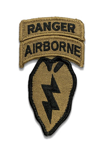 25TH Infantry Patch With ABN & Ranger Tabs OCP W/ Hook Fastener - Insignia Depot