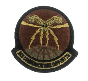 US Air Force Air Combat Command Communication Support Squad. Spice Brown OCP Patch W/ Hook Fastener - Insignia Depot