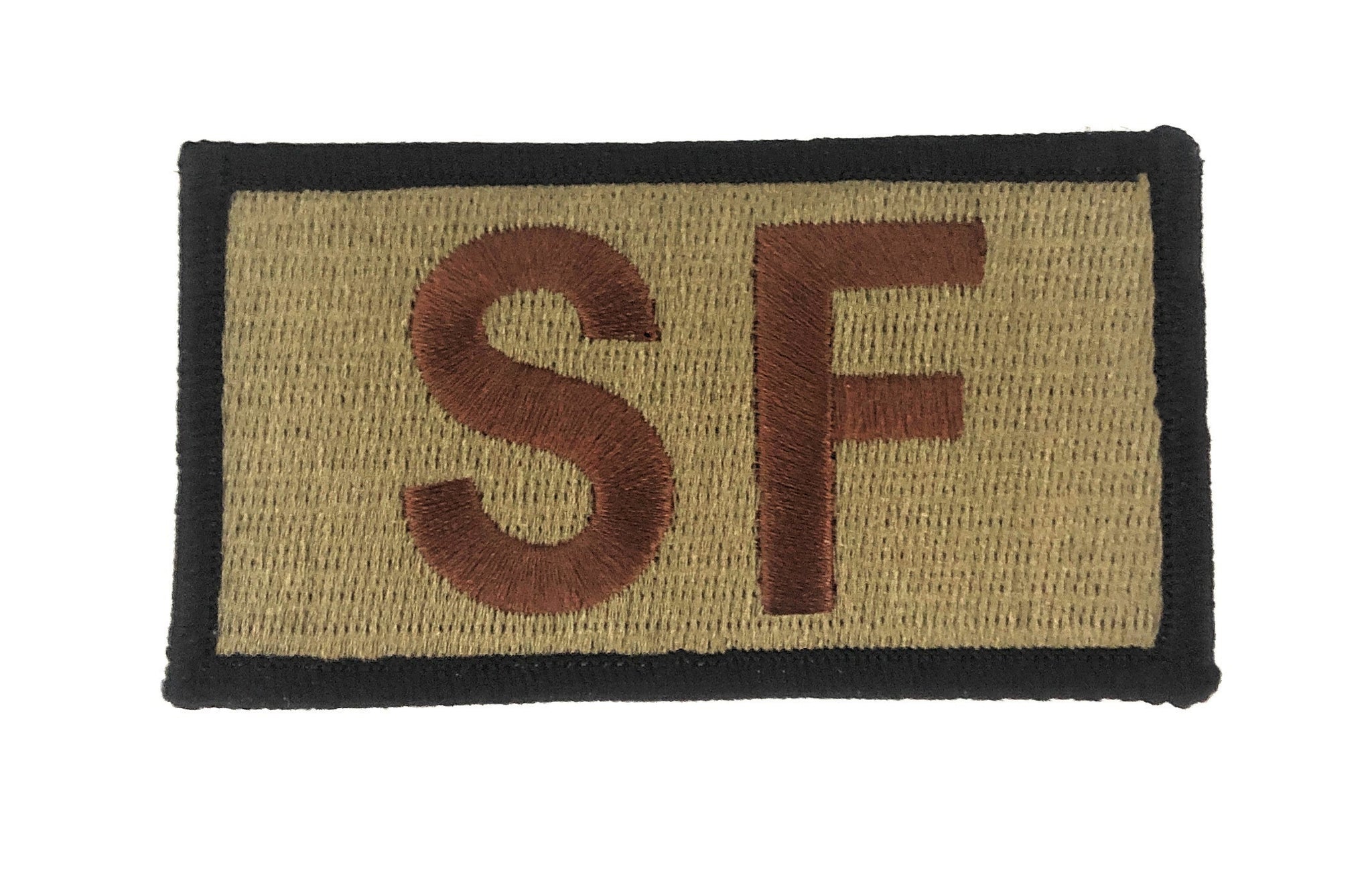 U.S. Air Force S.F. Brassard (Spice Brown with Black Border) OCP Patch W/ Hook Fastener - Insignia Depot