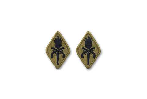 Military Police (MP) School OCP Patch W/ Hook Fastener (pair) - Insignia Depot