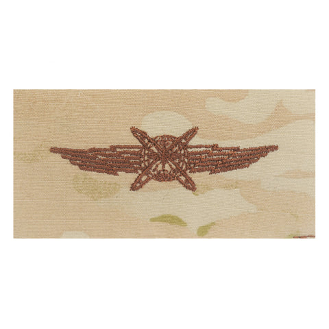 US Air Force Cyberspace Operator Basic OCP Spice Brown Sew-on Badge - Insignia Depot