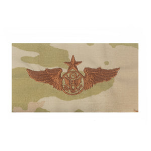 US Air Force Enlisted Aircrew Senior OCP Spice Brown Badge - Insignia Depot